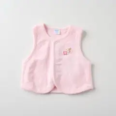 美品★Familiar　パイル地ベスト　70～85cm