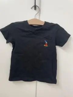 UT ミッキー刺繍 Tシャツ 100cm 黒