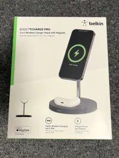 【美品】Belkin MagSafe充電器 2in1スタンド