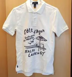 ポロシャツ 半袖 POLO RALPH LAUREN 白色 150