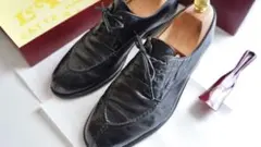 【美品】leyuccas 革靴 Y18711