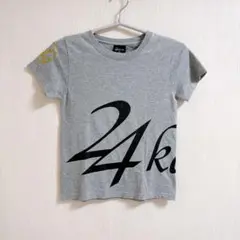 【130cm】24karats 半袖Tシャツ グレー
