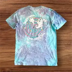 RIPNDIP サイケデリックタイダイ ムラ染めTシャツ Mサイズ