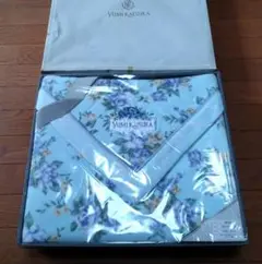 桂由美 YUMI KATSURA 花柄綿毛布