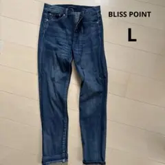 レディース　ブリスポイント　デニム　ネイビー　L