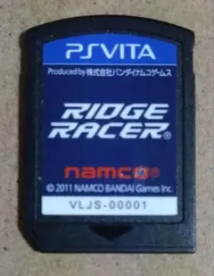 【PSVita】ソフトのみ　リッジレーサー　経年の傷み、汚れあり