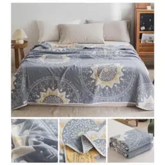 ガーゼケット タオルケット シングル ふわふわ 肌掛け 夏用120x150cm