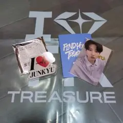 TREASURE POPUP ジュンギュ トレカ アクリルバッジ ショッパー付き