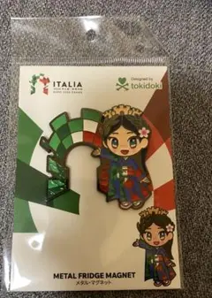 新品・未開封　大阪万博 イタリアちゃん メタルマグネット
