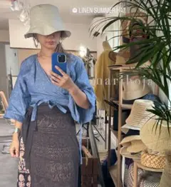 marihoja マリホジャ　Linen summer hat