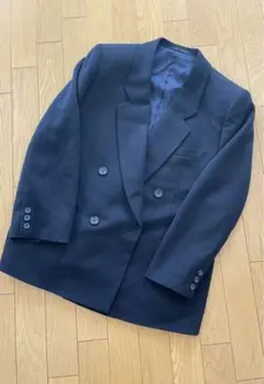 Burberry バーバリー 紺ブレ ダブル テーラードジャケット 17BR