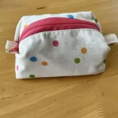 ★セール★ハンドメイド☆金平糖柄キャラメルポーチ
