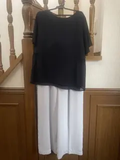 ユニクロ　パンツセットアップ　シンプルコーディネート
