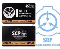 「SCP財団 機動部隊 アシモフ三原則の番人　特別許可証/カード」jo-db