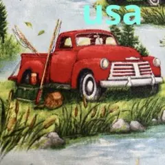 レトロ　トラック　カントリー　USAコットン　車　レア　廃版レア