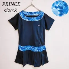 ⭐️極美品⭐️prince ネイビー テニスワンピース Sサイズ ボタニカル