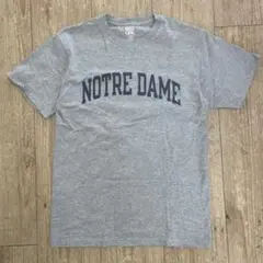【美品】RED OAK NOTRE DAME Tシャツ グレー　M