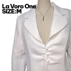 La Voro One 日本製 白 ジャケット 9号 美品 フォーマル