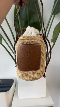 【未使用】LOEWE ノベルティ　バケット型かごバッグ