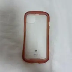 iPhone13 クリアケース　オレンジ