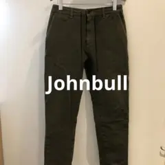ジョンブル Johnbull ストレッチ 　　コットン イージーパンツ オリーブ