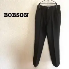 BOBSON ボブソン 黒 スラックス パンツ レディース オフィスカジュアル