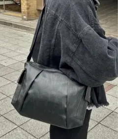 【Chikashitsu +】multi pocket shoulder bag