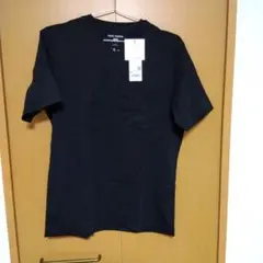 UNIQLO エアリズムコットンTシャツ＋ ブラック M