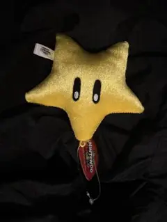 ユニバ限定　マリオ　星型ぬいぐるみ　約15cm スター