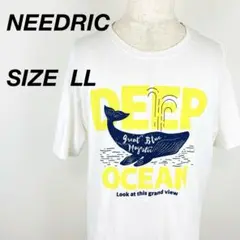 NEEDRIC ホワイト Tシャツ 2L