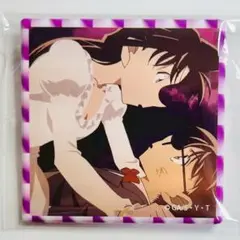 コナン&蘭　メモリアル缶バッジ　OP&EDver.vol.3　コナンランド