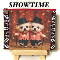 ツインズ♡マルチーズ通帳 診察ポーチ SHOWTIME タップダンス
