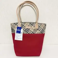 新品 BURBERRY ノバチェック キャンバス レザー トートバッグ 未使用