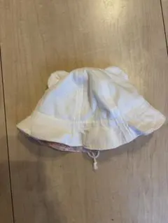 耳付きホワイトハット サイズ44㎝