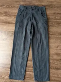 アンダーカバー 2004SS ストライプ柄スラックス Languid期