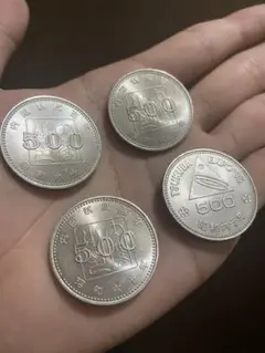 ⑤ 内閣制度創始100周年記念500円 3枚 昭和60年 記念硬貨