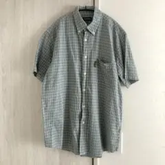 IVY BROTHERS CLUB 半袖シャツ チェックシャツ M