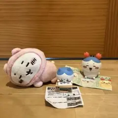 ちいかわ　マスコット　ぬいぐるみ　ガチャガチャ　時計　ハチワレ