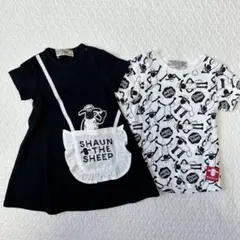 ひつじのショーン Tシャツワンピース　Tシャツ　90 100 子供服ベビー