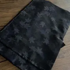 新作☆新品☆紬調ブラック☆長羽織☆洗える長羽織☆着物の上に羽織って防寒対策☆
