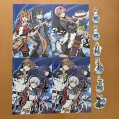 英雄伝説 軌跡シリーズ　クリアポスター　シール　10枚セット