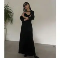 AMERI LAKE CURVE TORICOT RIB DREES ブラック