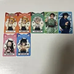 鬼滅の刃 ナムコ限定 クリアカード　7枚セット