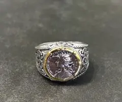 VINTAGEヴィンテージ s925 ローマ神　フリギア兜　シルバーリング