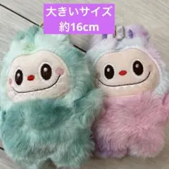 Labubu(ラブブ)ぬいぐるみストラップ　キーホルダーマカロン　大きいサイズ