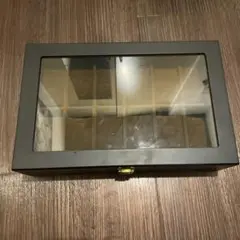 時計収納ボックス 黒 木製 12個用