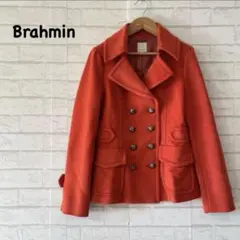 Brahmin ブラーミン ピーコート ショート丈 赤 38 M相当 カシミヤ混