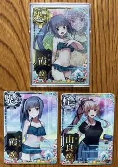 艦これアーケード　霞改二　水着　中破　他