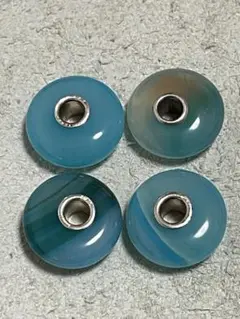 【8/8までお値下げ中】trollbeads 4点ターコイズ系　美品