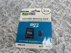 PNY microSDメモリーカード 2GB